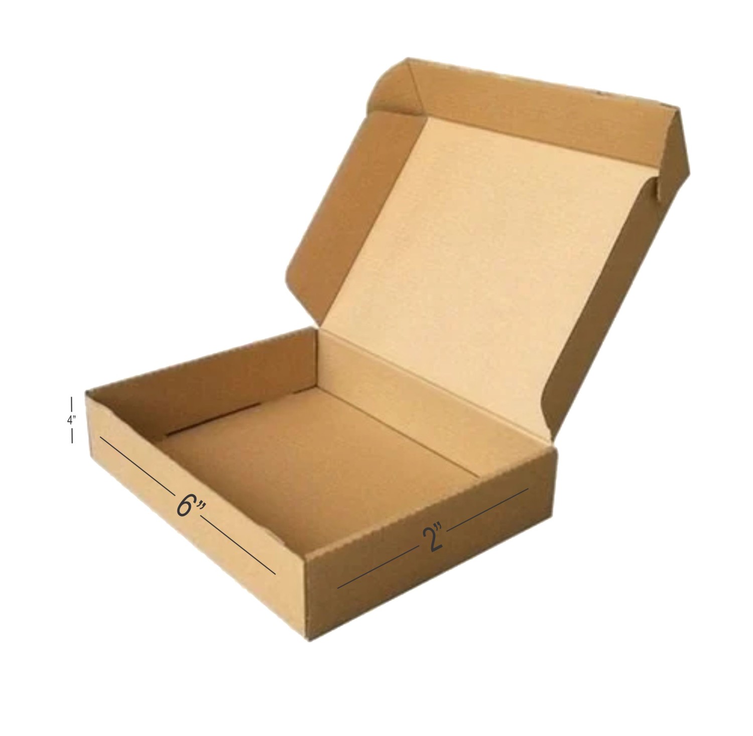 Shri Ram Packaging 3 Ply Flap Box Brown Corrugated Box Length 6 inches Width 4 inches Height 2 inches Pack of 1000 boxes Packaging Material E commerce best Courier Boxes