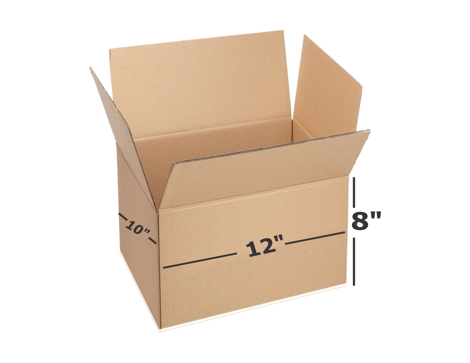 200-10x4x3 White Corrugated Shipping Packing Box Boxes Mailers