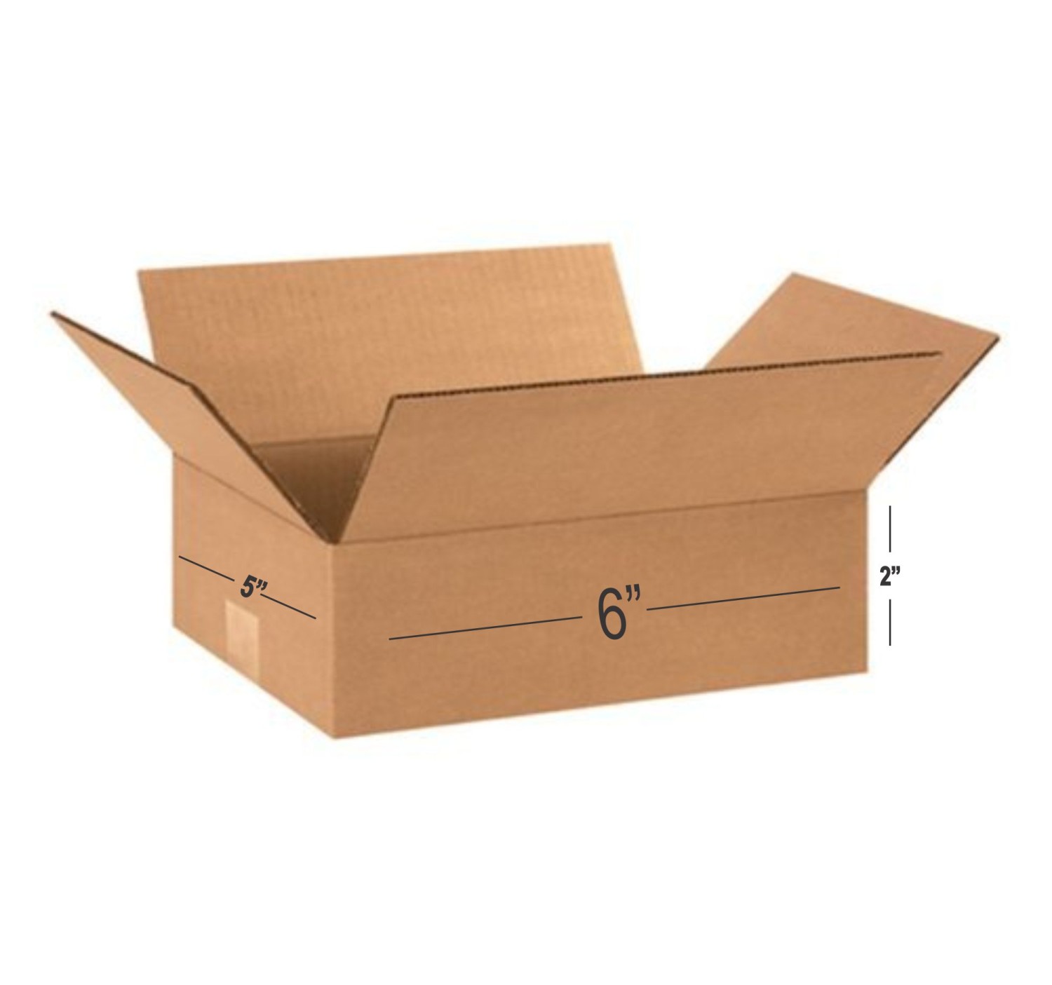 Shri Ram Packaging 3 Ply Brown Corrugated Box Length 6 inches Width 5 inches Height 2 inches Pack of 1000 Packaging Material E commerce best Courier Boxes