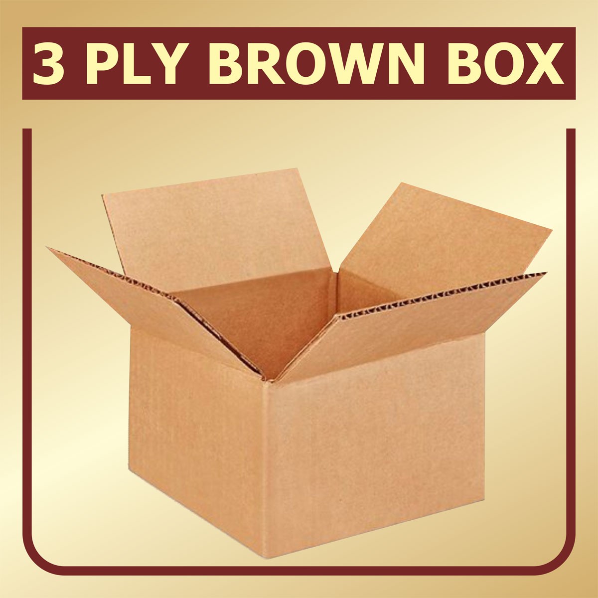 3 Ply Brown Box