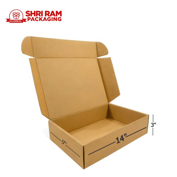 Shri Ram Packaging 3 Ply Brown Flap Box 14x9x3 Inch | Shipping & Packaging Box